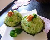 お茶漬け風　梅ワサビおにぎり作り方9写真