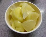 新じゃがと茹で卵と塩昆布のカレートースト作り方1写真