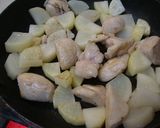 豚の角煮♡リメイク♡大根と鶏肉の炒め煮作り方4写真