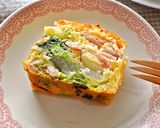 菜の花とベーコンのケークサレ作り方12写真