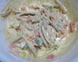 ささみと野菜のかき揚げ。作り方4写真