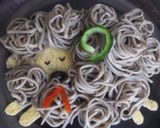 デコ蕎麦♡ひつじ作り方3写真