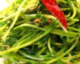 ■かんたん！豆苗のアンチョビ炒め■作り方4写真