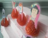 ロールケーキ★アンパンマンひな祭りケーキ作り方10写真