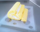 ロールケーキ★アンパンマンひな祭りケーキ作り方6写真