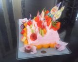 ロールケーキ★アンパンマンひな祭りケーキ作り方13写真