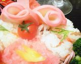 ひな祭り キティーちゃんちらし寿司作り方10写真