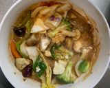 肉無豆腐コク旨中華風梅お好み焼き味野菜炒作り方18写真