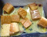 小豆とフルーツ　＊和風パンプディング＊作り方6写真