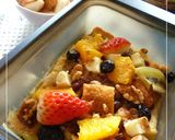 小豆とフルーツ　＊和風パンプディング＊作り方14写真