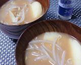 じゃがいもともやしの味噌汁☆白コショウ＋作り方6写真