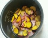 さつま芋とベーコンの炊き込みご飯作り方4写真