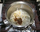 辛～油高菜の中華風モヤシスープ作り方2写真