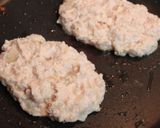 お豆腐で♪ジューシー鶏ハンバーグ作り方4写真