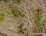もずくとセロリとネギのサラダ作り方3写真