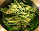 ほうれん草のホットサラダ作り方1写真