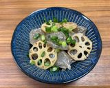 れんこんとこんにゃくのピリ辛きんぴら作り方4写真