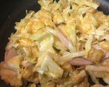 かきあげをつかったお好み焼き作り方2写真