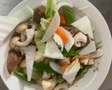 お一人様レンジ洋風棒棒鶏味豚平焼き風作り方13写真