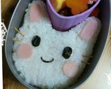 キャラ弁*簡単うさchanのお弁当*作り方1写真