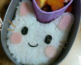 キャラ弁*簡単うさchanのお弁当*作り方4写真