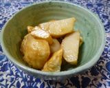 絶妙☆里芋カマンベール～わさび醤油味～作り方5写真