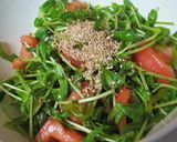 豆苗と山くらげのサラダ作り方4写真