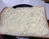 ピリっと簡単＊　一味トースト♪作り方1写真