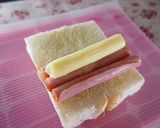 ハム＆チーズのお花巻き作り方3写真