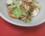 キャベツたっぷり！簡単野菜キッシュ♪作り方4写真