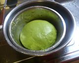 抹茶好きの餡子たっぷりあんパン作り方7写真