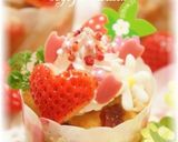 ひな祭り❀ホワイトデーに苺のカップケーキ作り方15写真