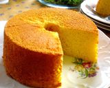 全卵♪コーンミールシフォンケーキ作り方11写真