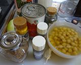 トマトとひよこ豆のカレー作り方1写真