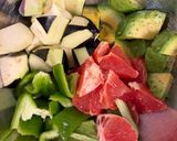 冷やし中華⭐︎濃厚ごまだれ⭐︎フルーツ入⭐︎モダン中華作り方6写真