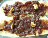 胡桃を乗せた　醤油＆あんトースト作り方2写真