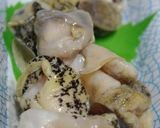 ツブ貝のほうれん草とのバター炒め作り方1写真