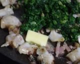 ツブ貝のほうれん草とのバター炒め作り方8写真