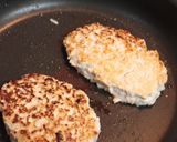 お豆腐で♪ジューシー鶏ハンバーグ作り方5写真