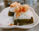クリームチーズ乗せおにぎり作り方3写真