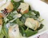 ほうれん草と明太子バゲットのサラダ作り方3写真