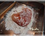 ＊ほんのり香るカレーチーズピカタ＊作り方4写真