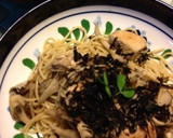 10分！お酒がすすむ 鶏と舞茸和風パスタ作り方4写真