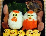 絵本☆ピヨピヨ♪キャラ弁作り方6写真