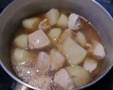 ジャガイモと鶏肉の素材の味を楽しむ煮付け作り方4写真