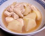 ジャガイモと鶏肉の素材の味を楽しむ煮付け作り方5写真