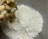 蒸し器で作る 栗入り山菜おこわ作り方10写真