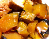 簡単おいしい★かぼちゃと厚揚げの煮物作り方7写真