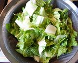 白菜とブロッコリーdeスープパスタ～♪作り方1写真
