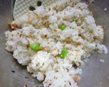 鮭フレ×梅×枝豆のわさび風味のおにぎり作り方3写真
